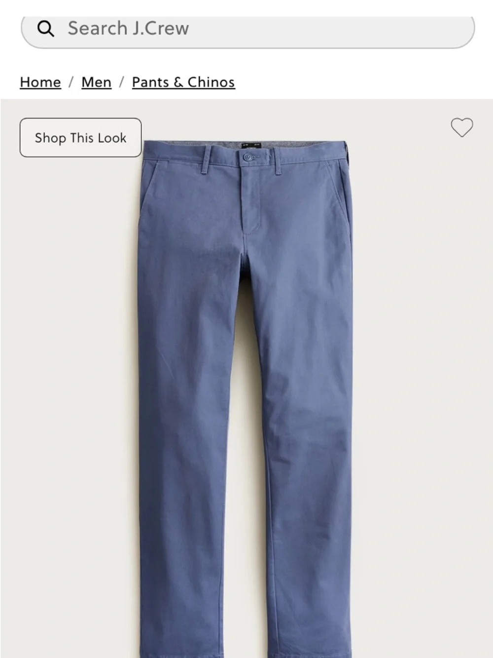 J. Crew Blue Men's 770 Chinos Size 32 - Picture 11 of 12